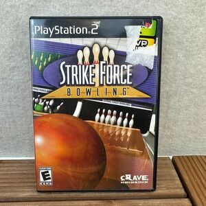 PlayStation 2 Strike Force Bowling Video Game Disc Case Manual